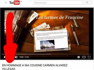 EN HOMMAGE A MA COUSINE CARMEN ALVAREZ VILLEGAS